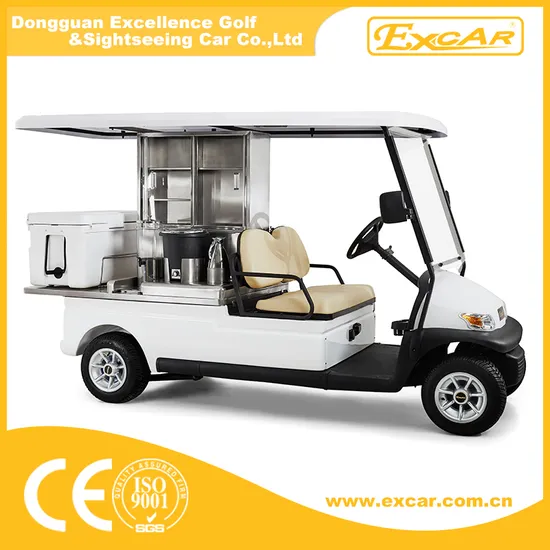 High Quality 2 Seats Electric Food Cart