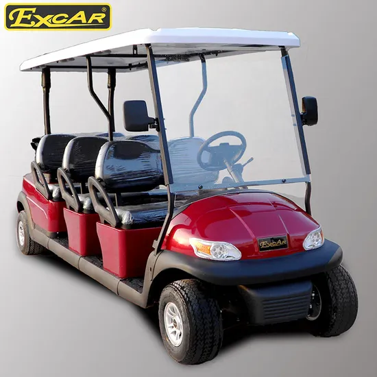 6 Seater Electric Sightseeing Cart for Tourist Resort 